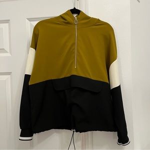 Zara Colorblock Half Zip Hoodie